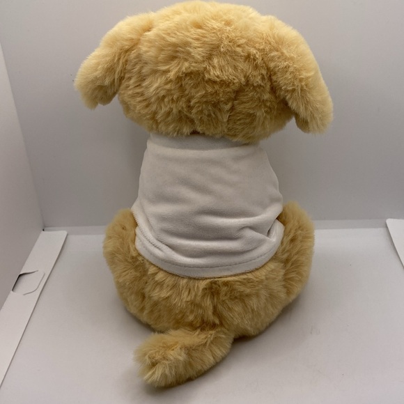 Chevrolet Duke Plush Stuffed Golden Retriever Lab Dog Choko Motorsports Toy - Picture 5 of 9